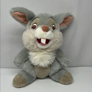 Walt Disney Thumper from Bambi Gray and White Plush Bunny